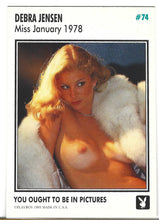 Load image into Gallery viewer, Playboy January Edition Debra Jensen Card #74
