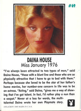 Load image into Gallery viewer, Playboy January Edition Daina House Card #69
