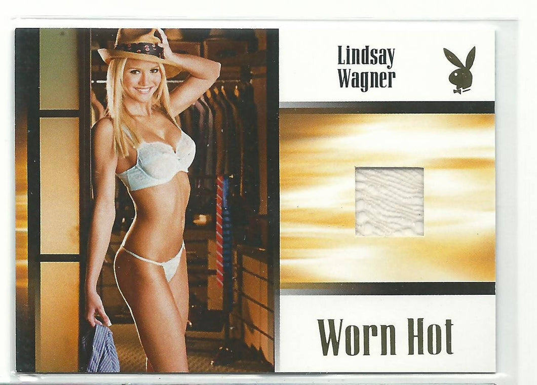 Playboy Too Hot To Handle Lindsay Wagner Worn Hot Memorabilia Card