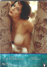 Load image into Gallery viewer, Playboy&#39;s Bare Assets Jean Cannon Pink Foil Birthstone Card
