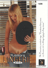 Load image into Gallery viewer, Playboy Lingerie 2000 Samantha Speer Editors Choice Card #108
