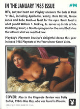 Load image into Gallery viewer, Playboy January Edition Cover Patty Duffek Card #94
