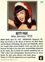 Load image into Gallery viewer, Playboy January Edition #6 Betty Page Centerfold
