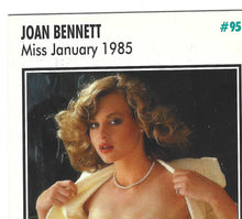 Load image into Gallery viewer, Playboy January Edition Joan Bennett Card #95
