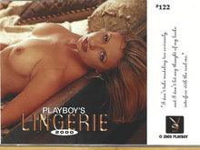 Load image into Gallery viewer, Playboy Lingerie 2000 Christi Taylor Unpublished Card #122
