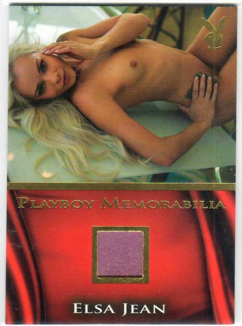 Playboy's Book of Lingerie, Volume 1 - Memorabilia card - Elsa Jean
