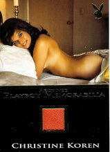 Load image into Gallery viewer, Playboy Daydreams Archived Memorabilia Card Christine Koren
