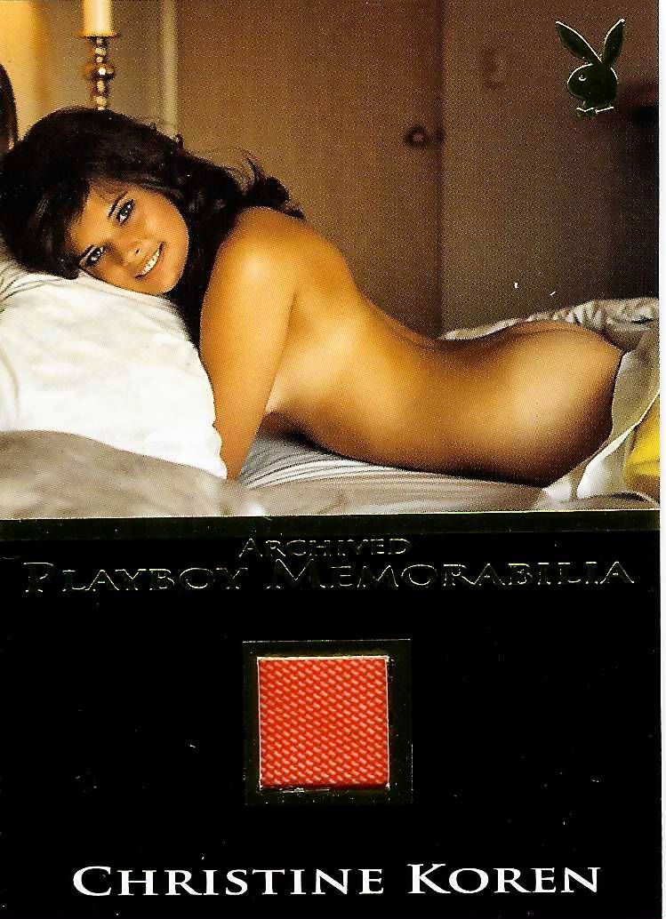 Playboy Daydreams Archived Memorabilia Card Christine Koren
