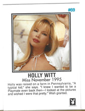 Load image into Gallery viewer, Playboy Centerfold Update 1 (1994 - 1996) Holly Witt Card #69

