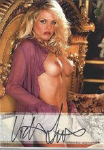 Load image into Gallery viewer, Playboy&#39;s Hard Bodies Victoria Fuller Gold Foil Autograph Card
