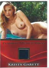 Load image into Gallery viewer, Playboy&#39;s Hard Bodies Kristy Garett Gold Foil Memorabilia Card

