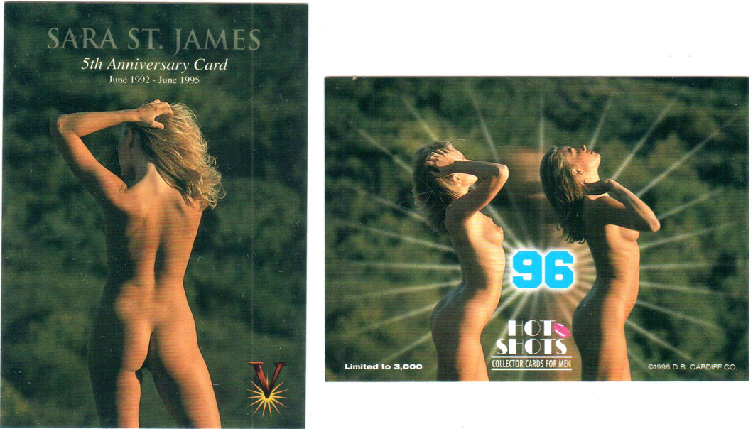Hot Shots - series 5 - Sara St James 5th Anniv Membership card [quantity - 3 cards]