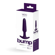 Load image into Gallery viewer, VeDO BUMP Rechargeable Anal Vibe (Deep Purple)
