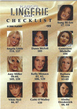 Load image into Gallery viewer, Playboy Lingerie 2000 Checklist Card #99
