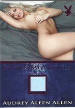 Load image into Gallery viewer, Playboy&#39;s Bare Assets Audrey Aleen Allen Pink Foil Memorabilla Card
