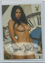 Load image into Gallery viewer, Playboy Sexy Girls Janine Habeck Gold Foil Autograph Card 2
