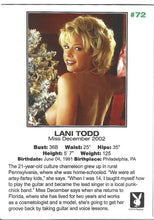 Load image into Gallery viewer, Playboy Centerfold Update 3 (2000 - 2002) Lani Todd Card #72
