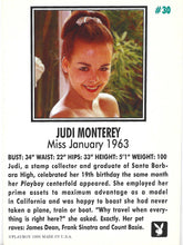 Load image into Gallery viewer, Playboy January Edition Judi Monterey Card #30
