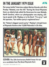 Load image into Gallery viewer, Playboy January Edition Cover Card #76
