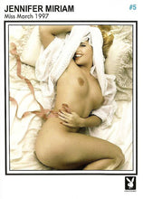 Load image into Gallery viewer, Playboy Centerfold Collector Cards 1997 Thru 1999 #5 Jennifer Miriam
