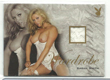 Load image into Gallery viewer, Playboy Lingerie Chest Sarah Smith Memorabilia Wardrobe Card
