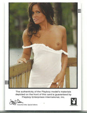 Load image into Gallery viewer, Playboy Lingerie Chest April Ireland Memorabilia Wardrobe Card
