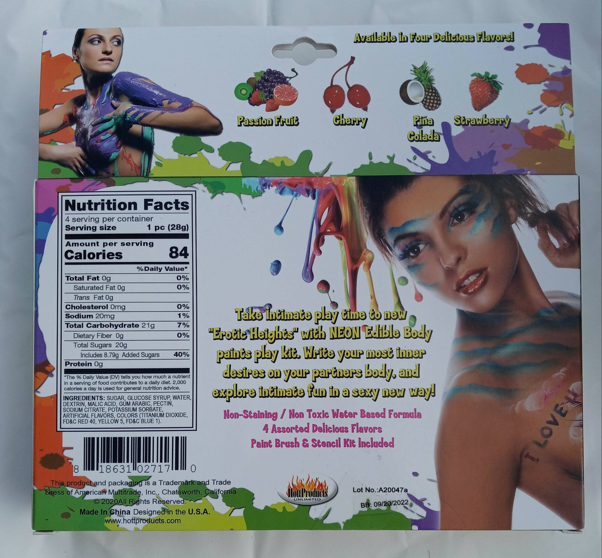 Edible Body Paint Neon – Xandebay