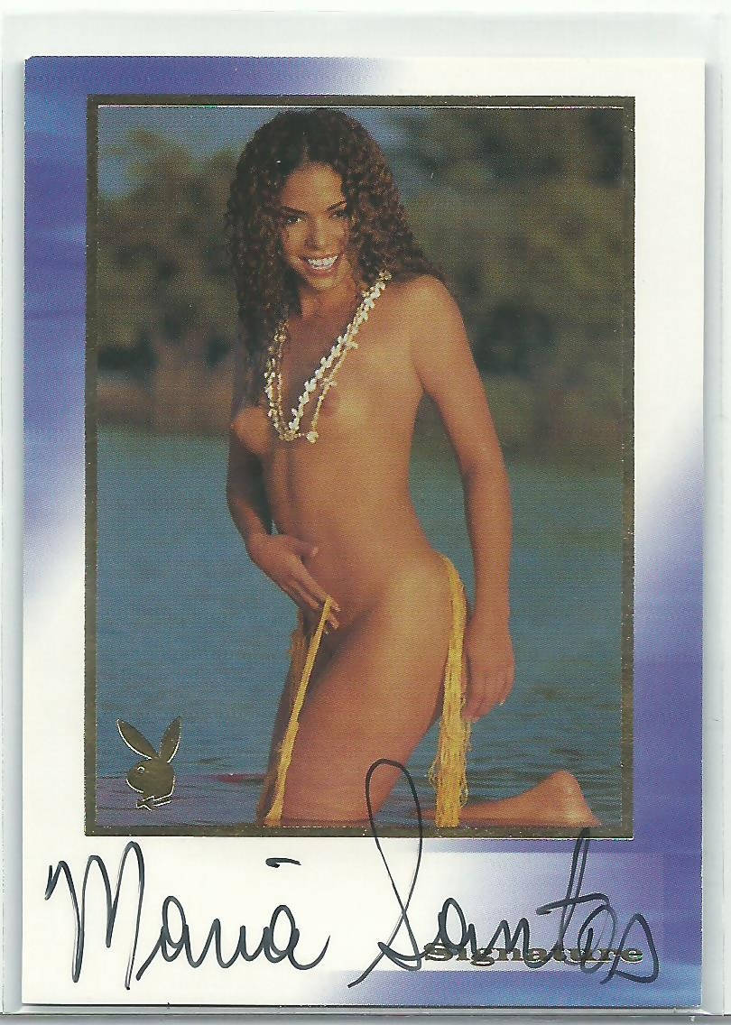 Playboy Wet & Wild 2 Maria Santos Autograph Card