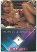 Load image into Gallery viewer, Playboy Sexy Vixens Suzi Simpson Birthstone Card
