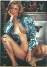 Load image into Gallery viewer, Playboy&#39;s Playmates In Paradise Classic Centerfolds Shannon Tweed Gold Foil Card #CC7
