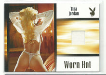 Load image into Gallery viewer, Playboy Too Hot To Handle Tina Jordan Worn Hot Memorabilia Card
