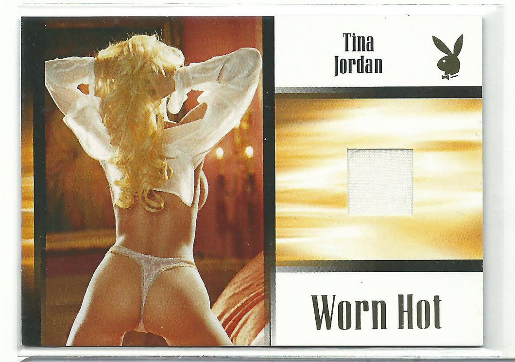 Playboy Too Hot To Handle Tina Jordan Worn Hot Memorabilia Card