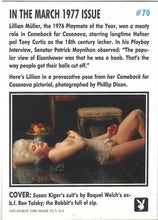 Load image into Gallery viewer, Playboy Centerfolds March Edition Cover Raquel Welch Card #70
