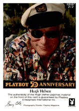 Load image into Gallery viewer, 50th Anniversary Memorabilia HUGH HEFNER HHP 2/2
