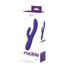 Load image into Gallery viewer, VeDO ROCKIE Rechargeable Dual Vibe - Into You Indigo
