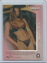 Load image into Gallery viewer, Playboy Lingerie 100th Susie Lin Autograph Card
