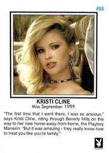 Load image into Gallery viewer, Playboy Centerfold Collector Cards 1997 Thru 1999 #66 Kristi Cline
