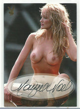 Load image into Gallery viewer, Playboy Lingerie Hot Lace Monique Noel Gold Foil Autograph Card MN1
