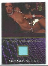 Load image into Gallery viewer, Playboy&#39;s Hot Shots Summer Altice Gold Foil Memorabilia Card!
