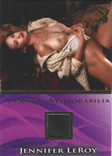 Load image into Gallery viewer, Playboy&#39;s Sexy and Sassy Jennifer LeRoy Gold Foil Memorabilia Card

