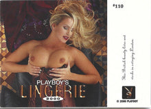 Load image into Gallery viewer, Playboy Lingerie 2000 Adele Stevens Editors Choice Card #110
