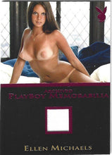Load image into Gallery viewer, Playboy Lingerie Dreams Ellen Michaels Pink Foil Archived Memorabilia Card
