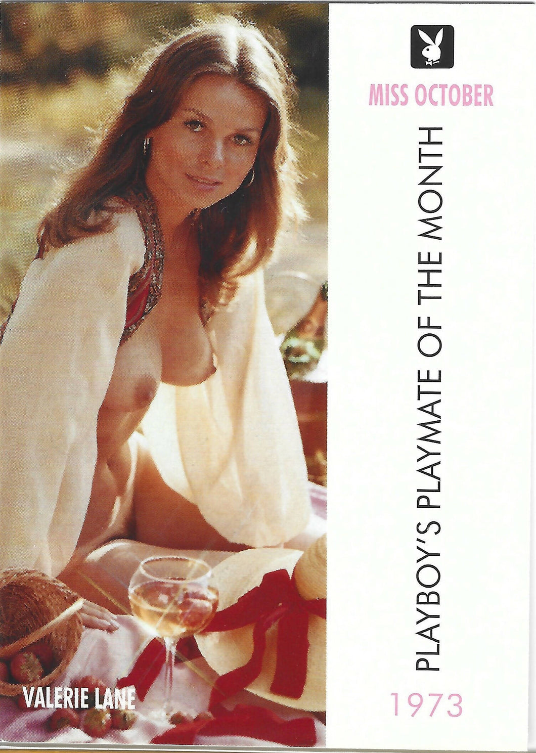 Playboy October Edition Valerie Lane Card #60