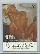 Load image into Gallery viewer, Playboy Centerfold Update 94-96 Rhonda Adams Red Foil Autograph Card

