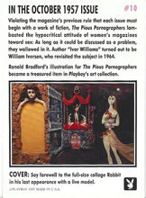 Load image into Gallery viewer, Playboy October Edition Cover Janet Pilgrim Card #10
