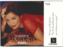 Load image into Gallery viewer, Playboy Lingerie 2000 Cheryl White Editors Choice Card #113
