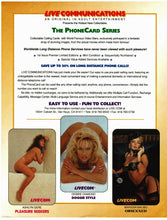 Load image into Gallery viewer, Livecom - Collectable Phone Cards - sell sheet / foldout
