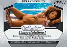 Load image into Gallery viewer, 2021 Girls on Film Picture Perfect Nude Kelly Monaco Card

