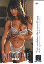 Load image into Gallery viewer, Playboy Lingerie 2000 Morena Corwin Card #36
