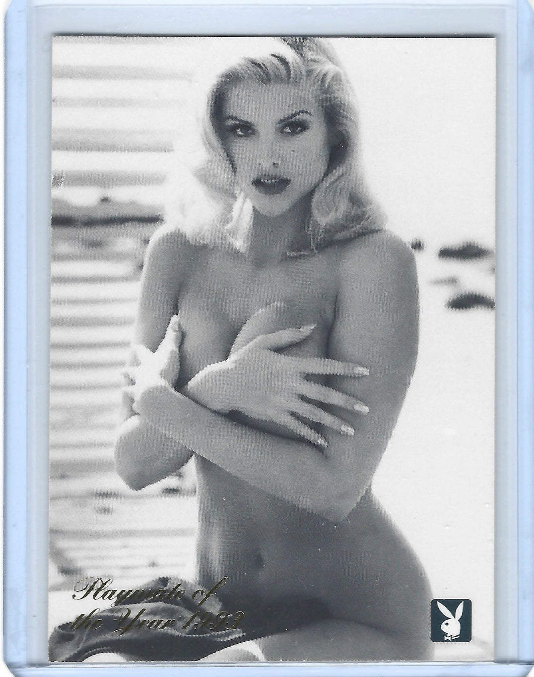 Playboy January Edition Playmate of the Year Anna Nicole Smith Gold Foil Card #6PY